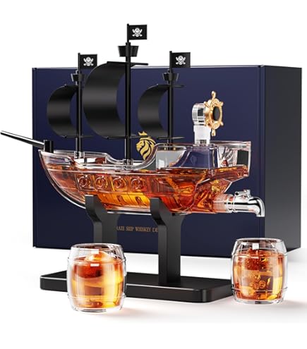 Amazon.com | Tesla Tequila Decanter Bottle & Stand - Limited